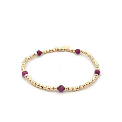 DOT 5 SMALL FUCHSIA GOLD