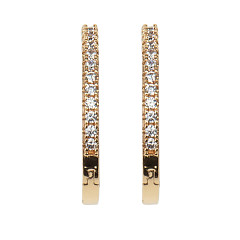 HOOPS LARGE WHITE