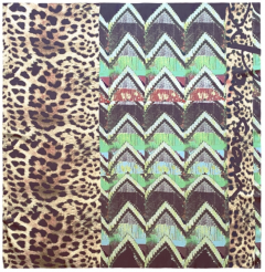 SCARF S CHEVRONS SAUVAGE