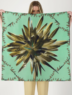 SCARF PLUMES VERTES