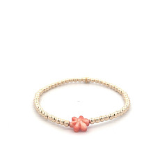 FLOWER SPRING PEACH GOLD