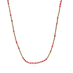 NECKLACE 2 MM PINKGOLD