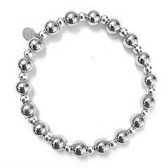 BASIC MIX 6MM-3MM SILVER