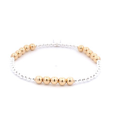 SIX ROW SILVER - GOLD