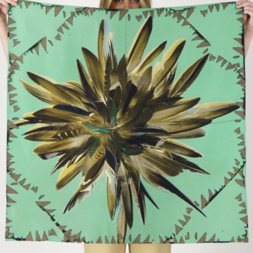 SCARF PLUMES VERTES