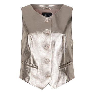 GILET GAELLE METALLIC