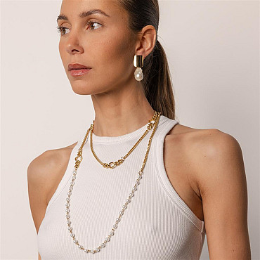 NECKLACE DITA MULTI PEARLS