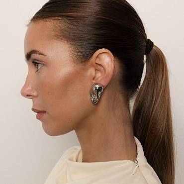 EARRINGS OCEANA SILVER