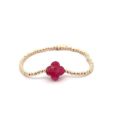 CLOVER FUCHSIA GOLD