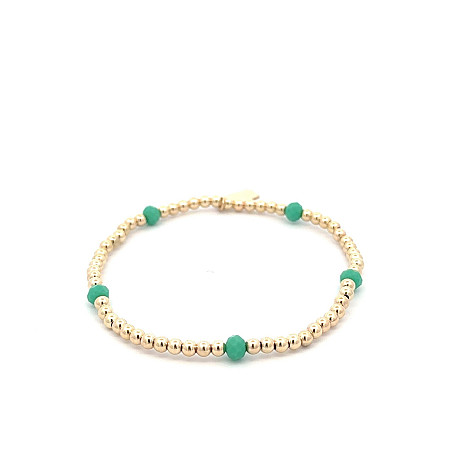 DOT 5 SMALL JADE GOLD