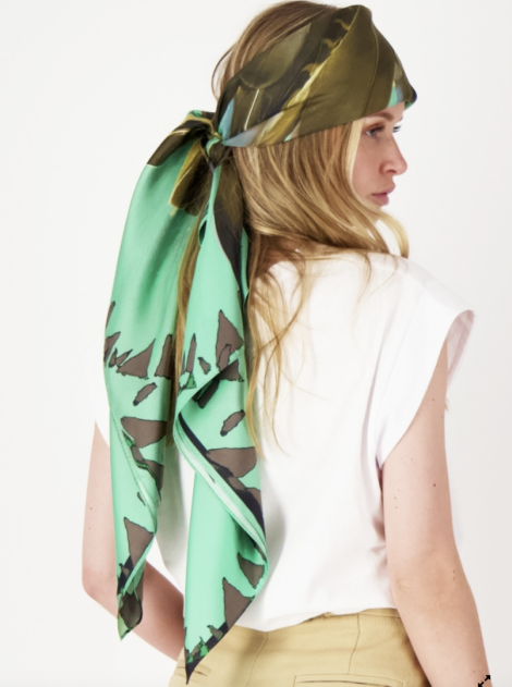 SCARF PLUMES VERTES
