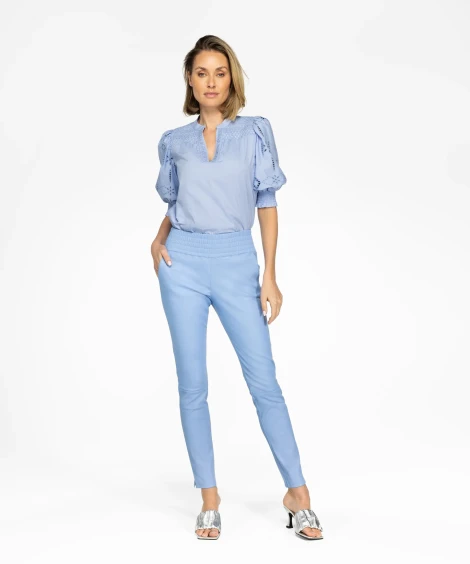 BROEK COLETTE AIRY BLUE