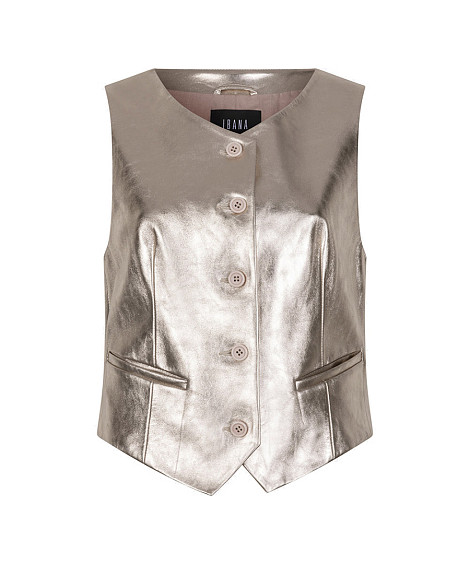 GILET GAELLE METALLIC
