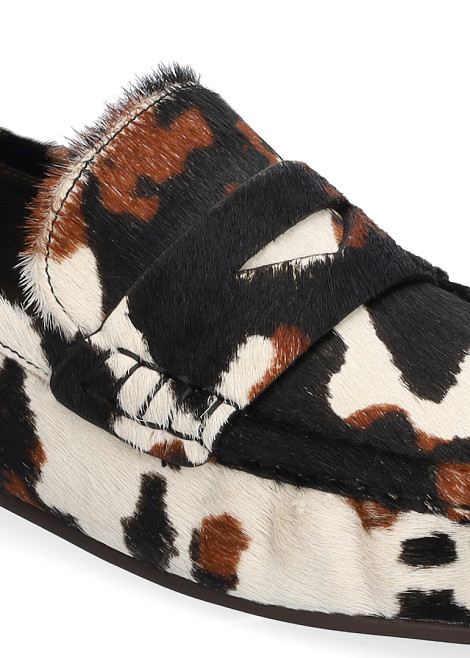 LOAFER COW PONYHAIR