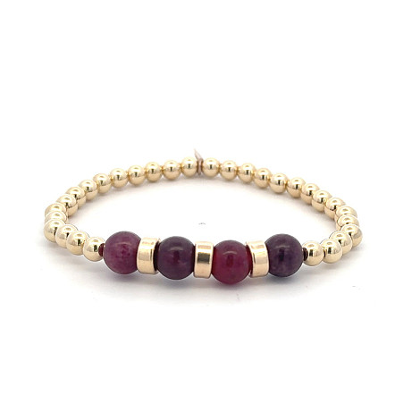 LOURDES BURGUNDY GOLD