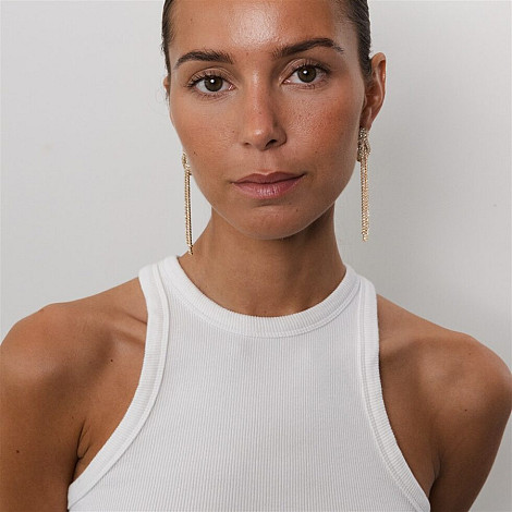 EARRINGS AUGUSTA STRASS LONG