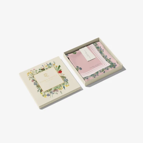 FLOWERING PINK F SCARF