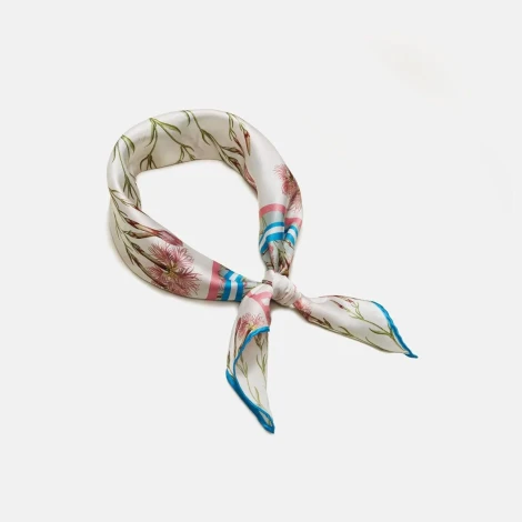 BLUE AND PINK NELLIKE SCARF