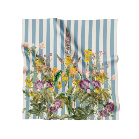 STRIPED FLOWER MEADOW SCARF