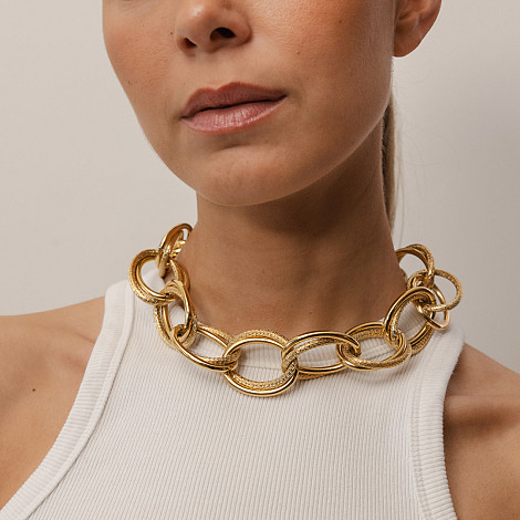 NECKLACE NIKKIE DOUBLE GOLD