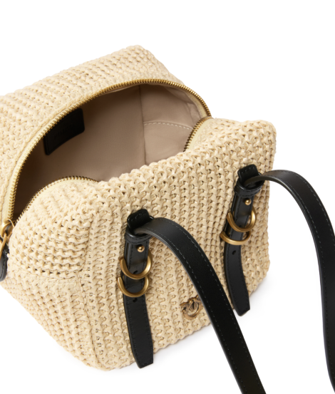 TAS CUBIC BAG RAFIA