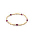 DOT 5 SMALL FUCHSIA GOLD