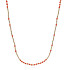 NECKLACE 2 MM ORANGE GOLD
