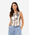 GILET GAELLE METALLIC