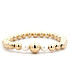 THREE PEARL 10 MM GOLD