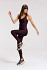 LEGGING LEOPARD BORDEAUX